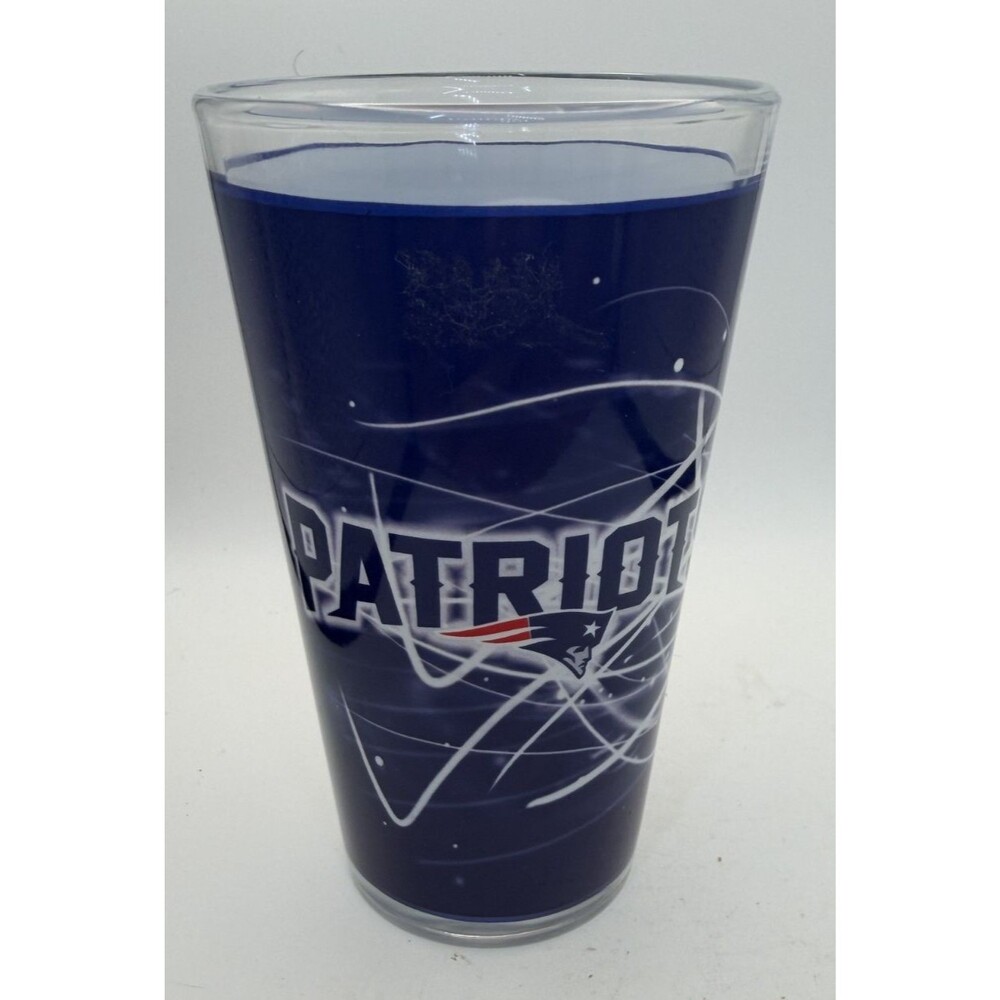 Vintage New England Patriots Plastic Cup NFL Collectible Fan Drinkware